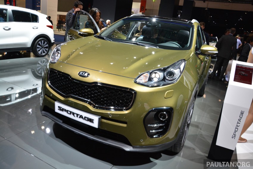 Frankfurt 2015: 2016 Kia Sportage unveiled in the flesh 380323