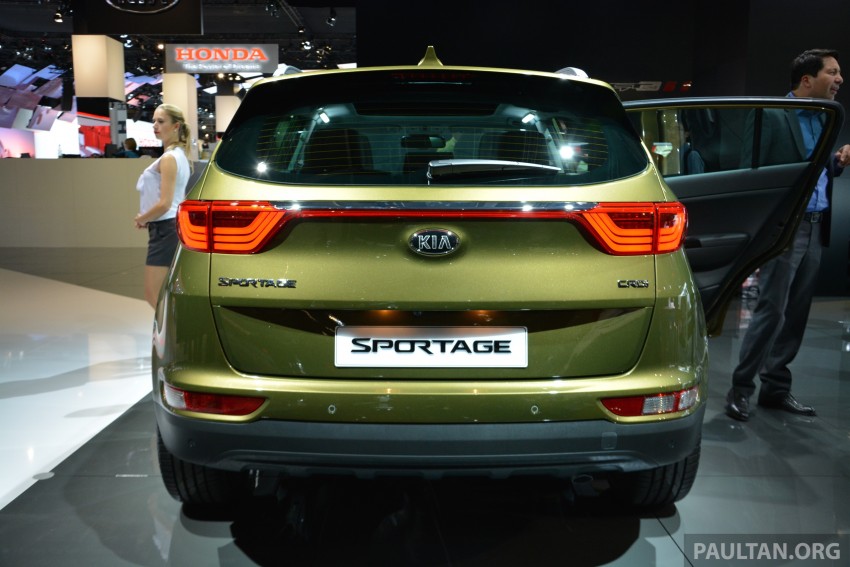 Frankfurt 2015: 2016 Kia Sportage unveiled in the flesh 380325