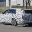 SPIED: W213 Mercedes-Benz E-Class seen nearly undisguised; 100 test mules parked out in the open