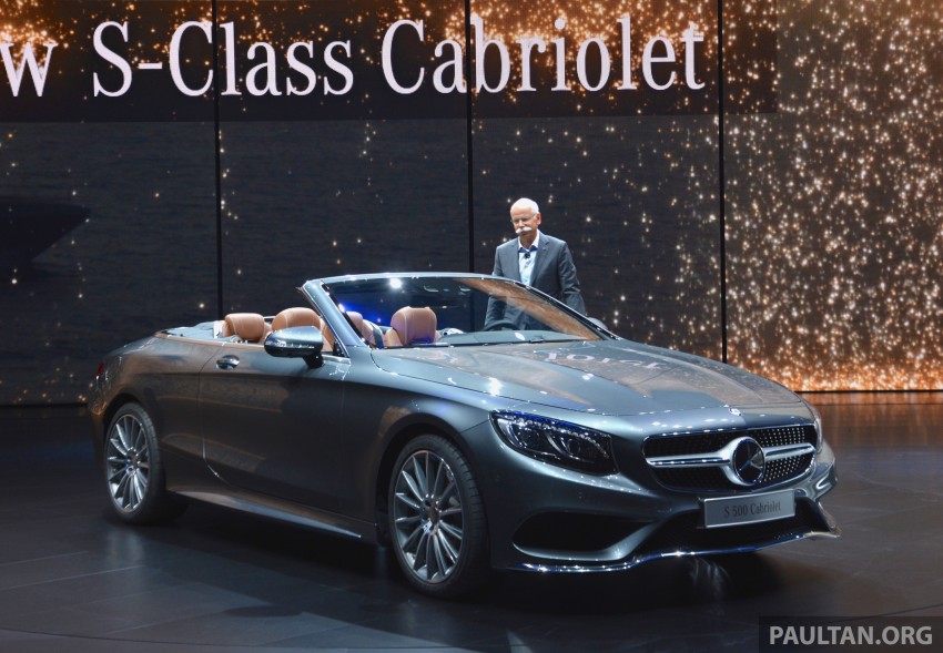GALLERY: A217 Mercedes-Benz S-Class Cabriolet – the S500 and AMG S63 4Matic debut in Frankfurt 380003