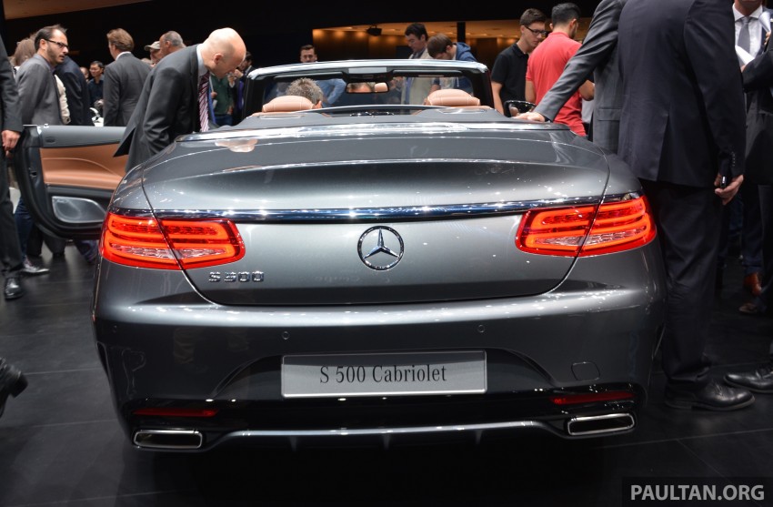 GALLERY: A217 Mercedes-Benz S-Class Cabriolet – the S500 and AMG S63 4Matic debut in Frankfurt 380017