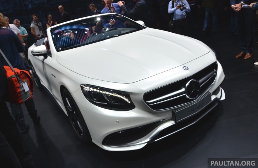 GALLERY: A217 Mercedes-Benz S-Class Cabriolet – the S500 and AMG S63 4Matic debut in Frankfurt 380001