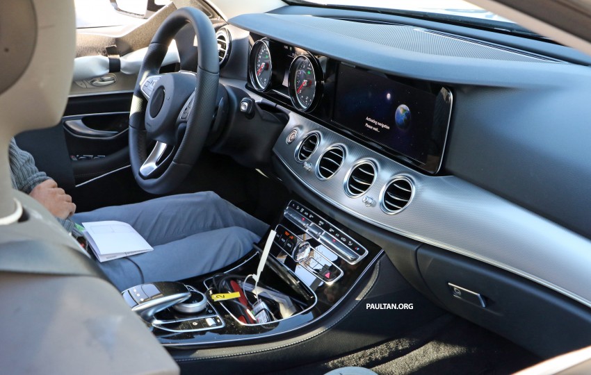 SPIED: W213 Mercedes-Benz E-Class interior seen completely undisguised for the first time! 385517