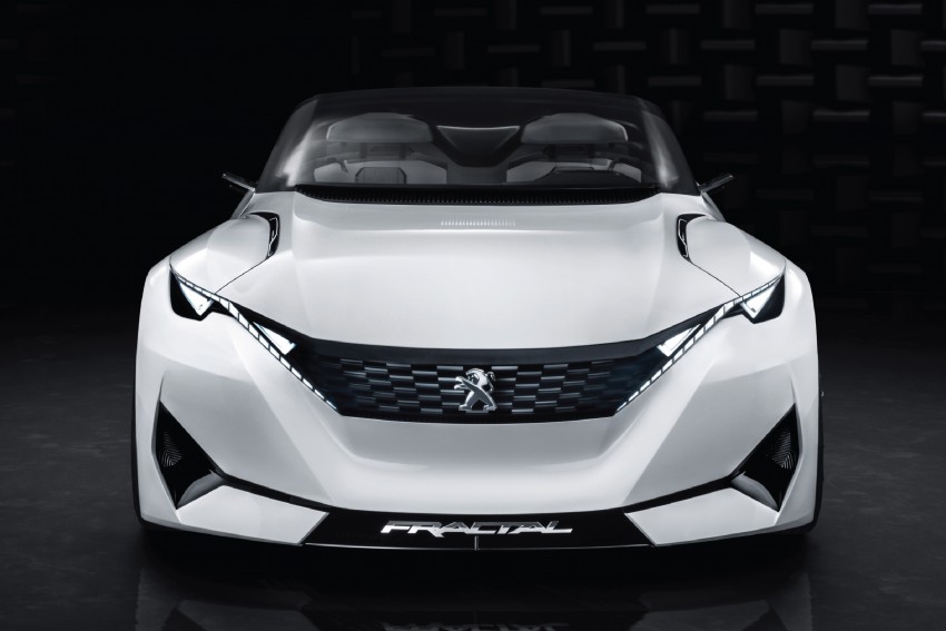 Peugeot Fractal – electric roadster concept unveiled 373707