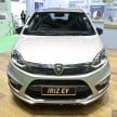 Proton Iriz EV – 300 km electric car on display at IGEM
