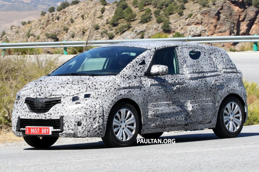 SPIED: 2016 Renault Scenic with heavy camouflage 383011