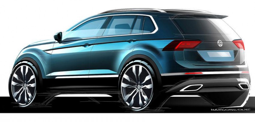 Volkswagen releases sketches of next-gen Tiguan 378717