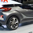 Toyota C-HR rendered as a production-ready model