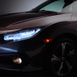 2016 Honda Civic Sedan officially unveiled in the US