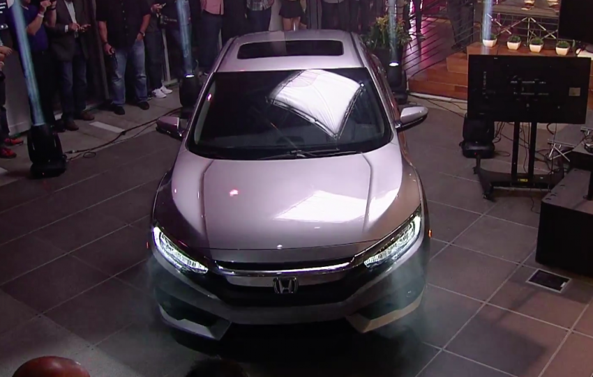 2016 Honda Civic Sedan officially unveiled in the US 380573