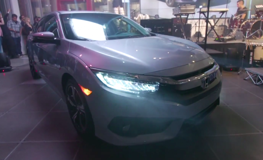 2016 Honda Civic Sedan officially unveiled in the US 380576