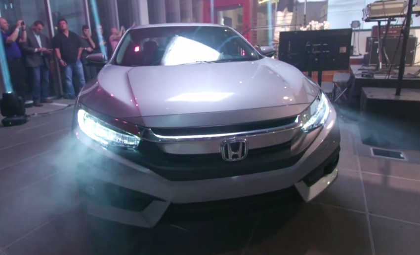 2016 Honda Civic Sedan officially unveiled in the US 380577