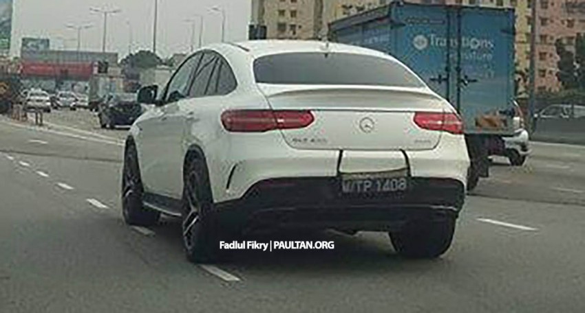 SPIED: Mercedes-Benz GLE 450 AMG Coupe in Msia 385051