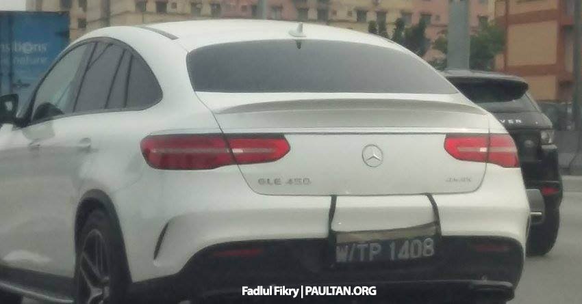 SPIED: Mercedes-Benz GLE 450 AMG Coupe in Msia 385052