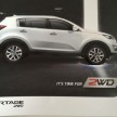 Kia Sportage 2WD now here – 2.0L, 6 airbags, RM119k