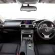 Lexus IS 200t specs listed on Lexus Malaysia’s site