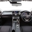 Lexus IS 200t specs listed on Lexus Malaysia’s site