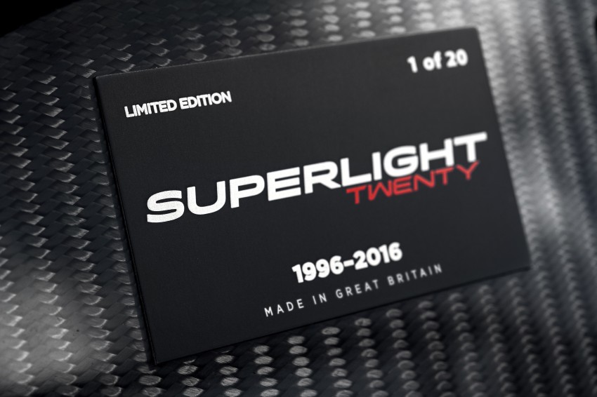 Caterham Superlight Twenty unveiled, limited edition 378848