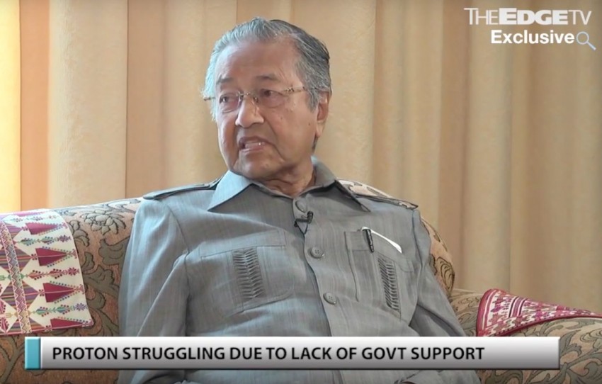 “Proton struggling from lack of govt support” – Tun M 384356