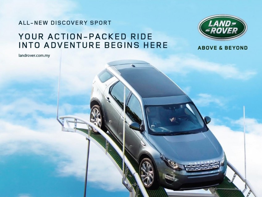 AD: Test drive the all-new Land Rover Discovery Sport this weekend and experience the Terrapod ride 374412