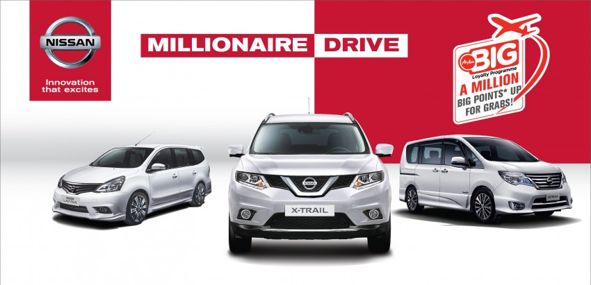 Nissan Millionaire Drive – win AirAsia BIG points 389718