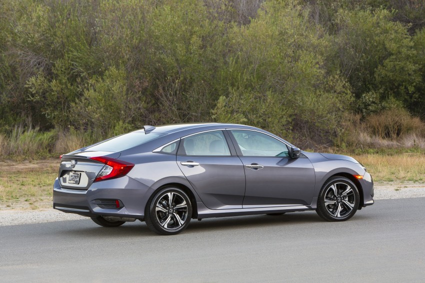 2016 Honda Civic – full technical details on the 10th gen sedan, which benchmarks the 3 Series, C-Class 394005