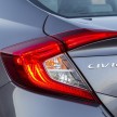2016 Honda Civic – full technical details on the 10th gen sedan, which benchmarks the 3 Series, C-Class