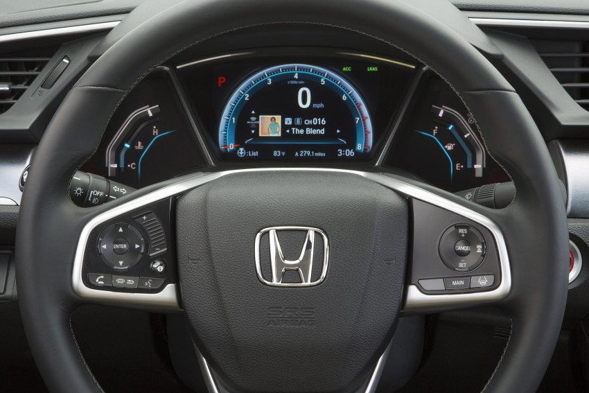 2016 Honda Civic – full technical details on the 10th gen sedan, which benchmarks the 3 Series, C-Class Image #394105