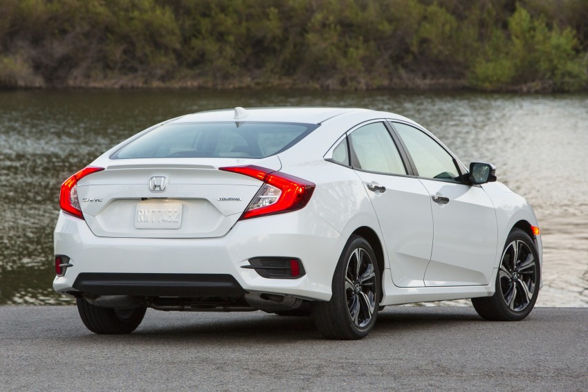 2016 Honda Civic – full technical details on the 10th gen sedan, which benchmarks the 3 Series, C-Class 394160