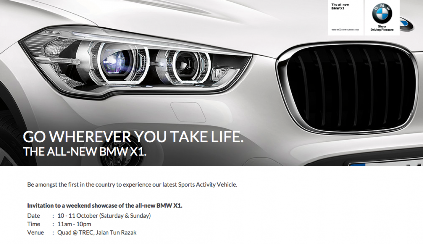 New BMW X1 teased, M’sia debut set for this weekend 388416