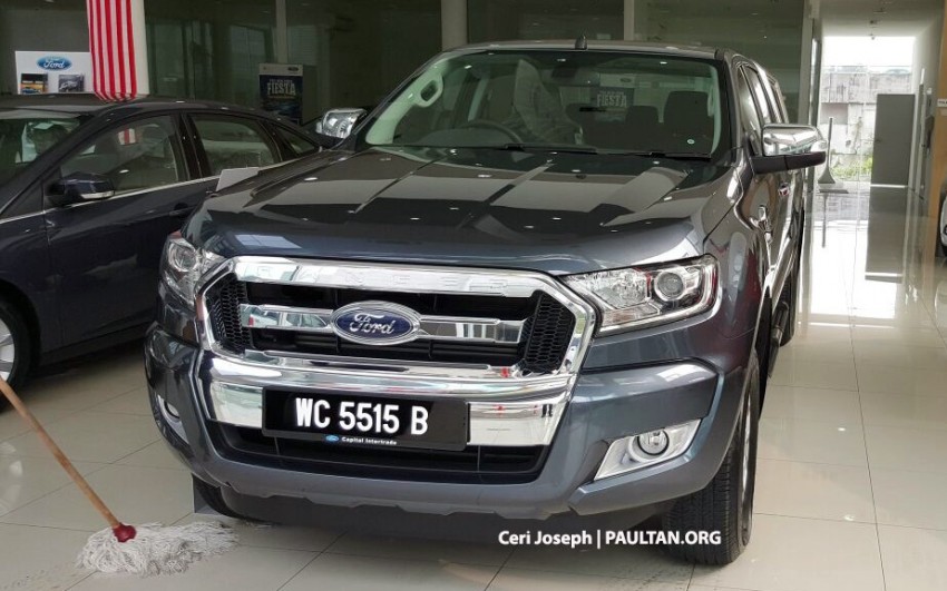 SPIED: Facelifted Ford Ranger in D’sara showroom 386907
