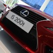 GALLERY: Lexus IS 200t Luxury spec in showroom
