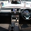 GALLERY: Lexus IS 200t Luxury spec in showroom