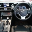 GALLERY: Lexus IS 200t Luxury spec in showroom