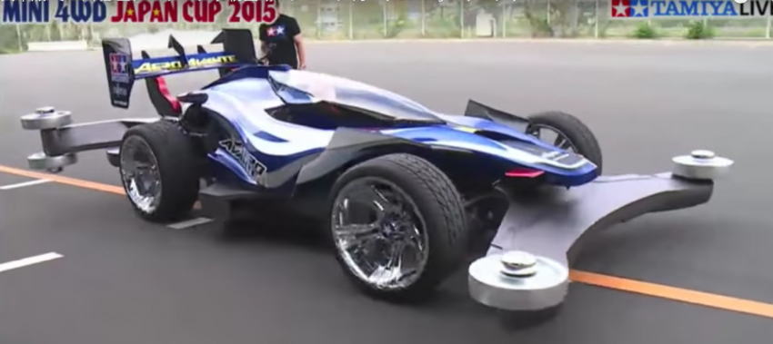VIDEO: Tamiya shows 1/1 “Giant Mini 4WD” single-seater with 1.6 litre engine, 180 km/h top speed 393840