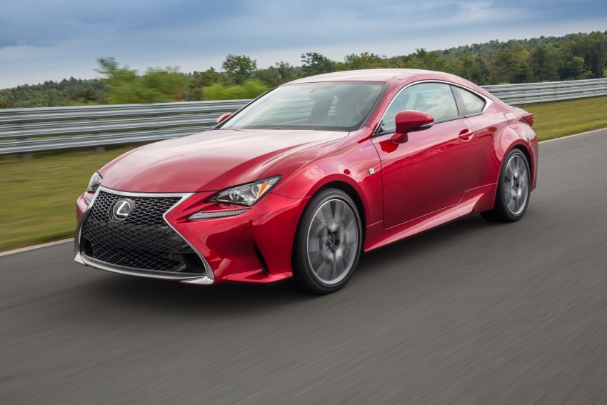 Lexus RC coupe – new 200t and 300 AWD variants 387569