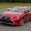 Lexus RC coupe – new 200t and 300 AWD variants