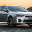 2016 Mitsubishi Lancer facelift unveiled in the US