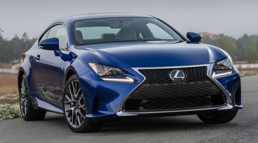 Lexus RC coupe – new 200t and 300 AWD variants 387528