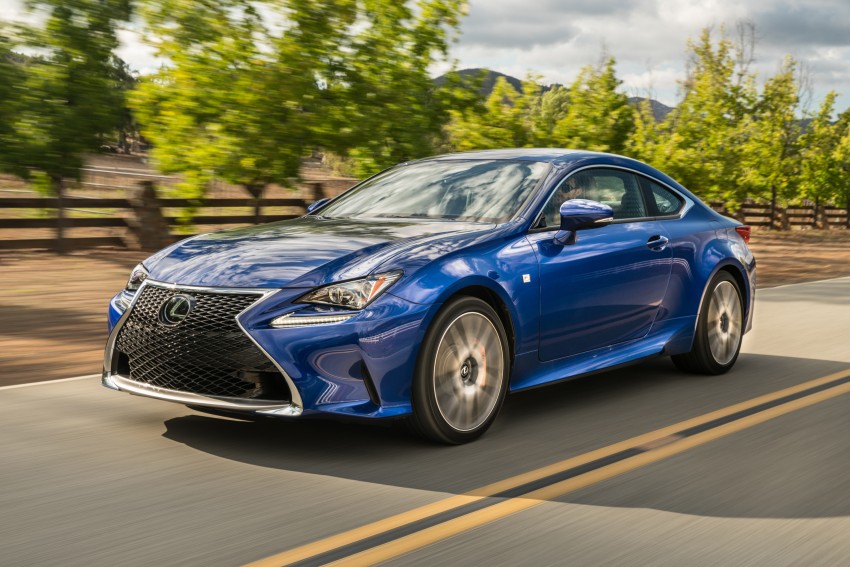 Lexus RC coupe – new 200t and 300 AWD variants 387532