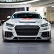 Audi TT Cup racer at the Audi Forum Neckarsulm