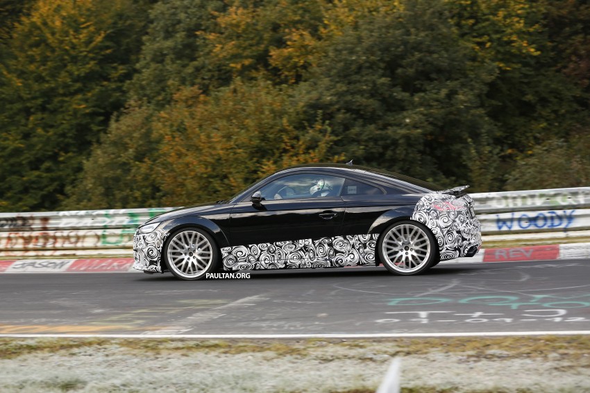 SPYSHOTS: Audi TT RS gets “Green Hell” workout 392003