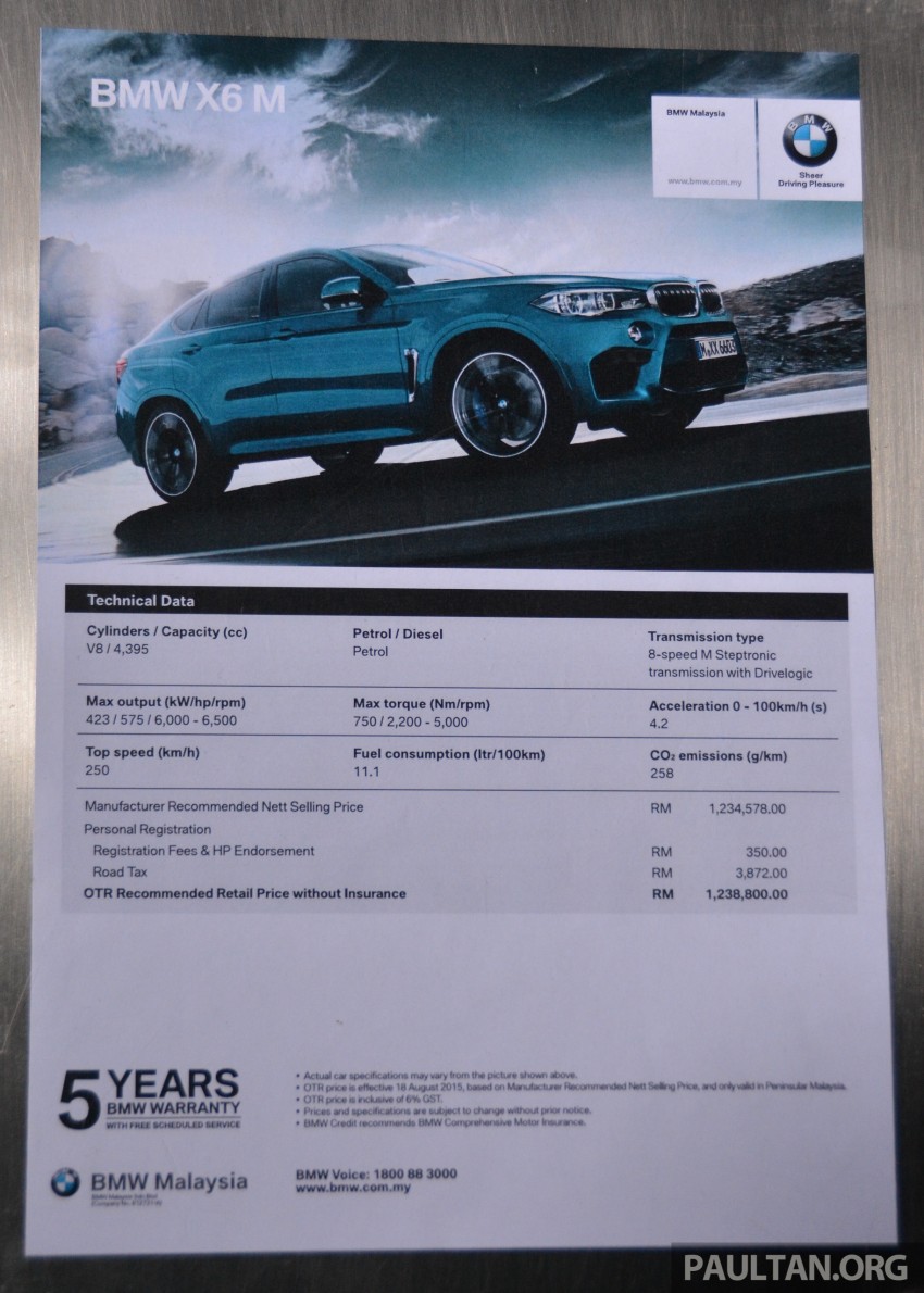 GALLERY: F86 BMW X6 M in Malaysia – RM1.24 million 396068
