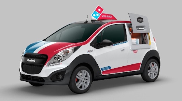 Domino’s Pizza delivery car – now with an in-car oven!