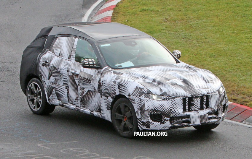SPIED: Maserati Levante going round the Nurburgring 395939