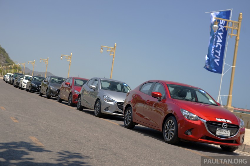 DRIVEN: Mazda 2 1.5L SkyActiv-D diesel put to the test – 1,041 km from Bangkok to border on a single tank Image #386555