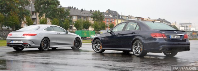 Mercedes-Benz S 63 AMG Coupe and E 63 AMG S-2