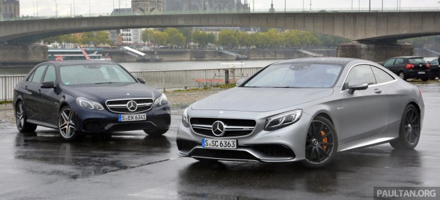 Mercedes-Benz S 63 AMG Coupe and E 63 AMG S-3