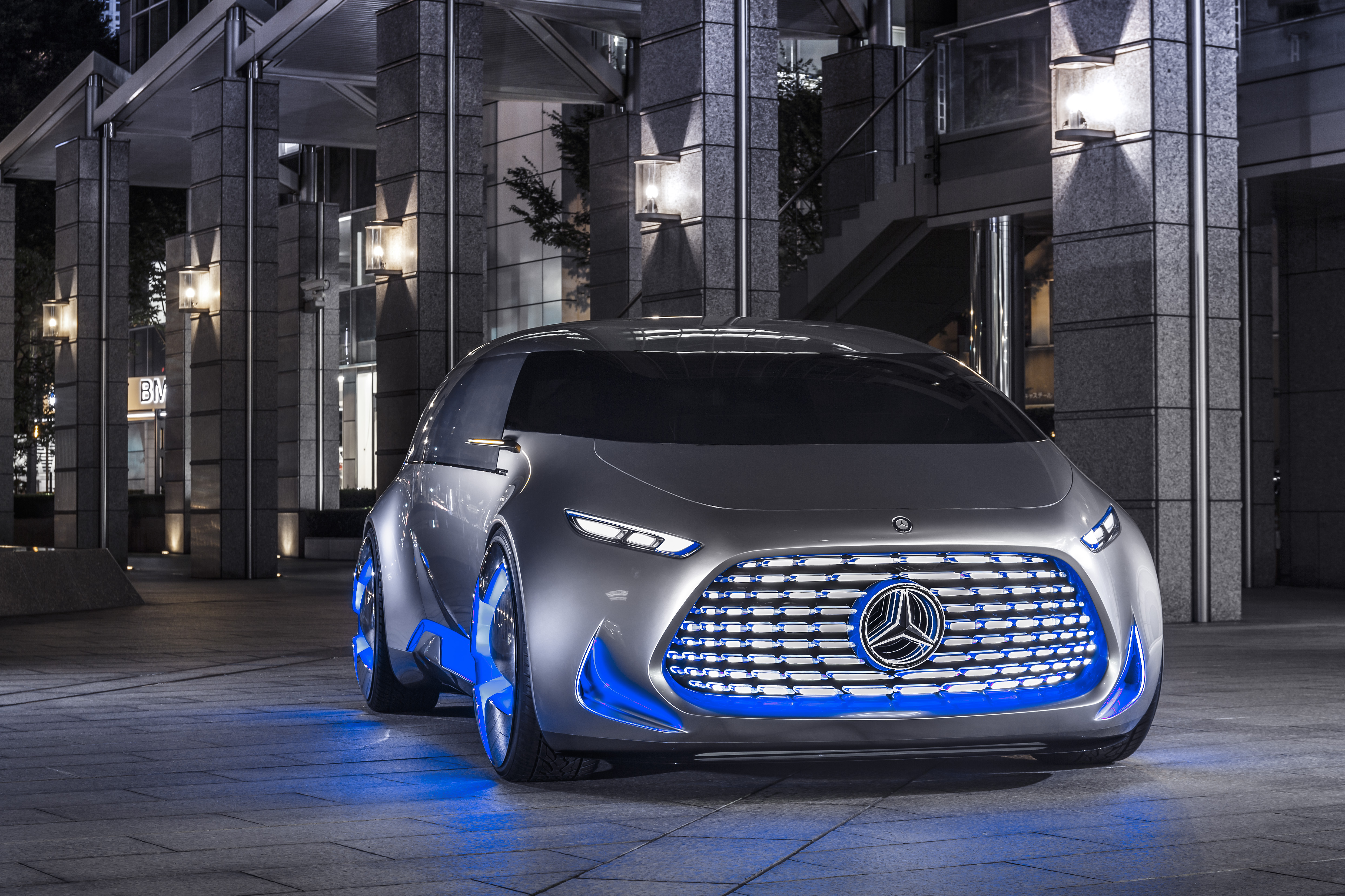 Новинки в тачку. Мерседес Benz Vision Tokyo. Mercedes-Benz Vision Tokyo Concept 2015. Шевроле FNR концепт 2020. Мерседес концепт.
