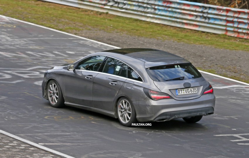 SPIED: New Mercedes-Benz CLA, CLA Shooting Brake 393348